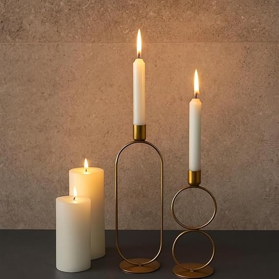 Taper Candle Holder Set of 2 ( TCMH488-1BOX )