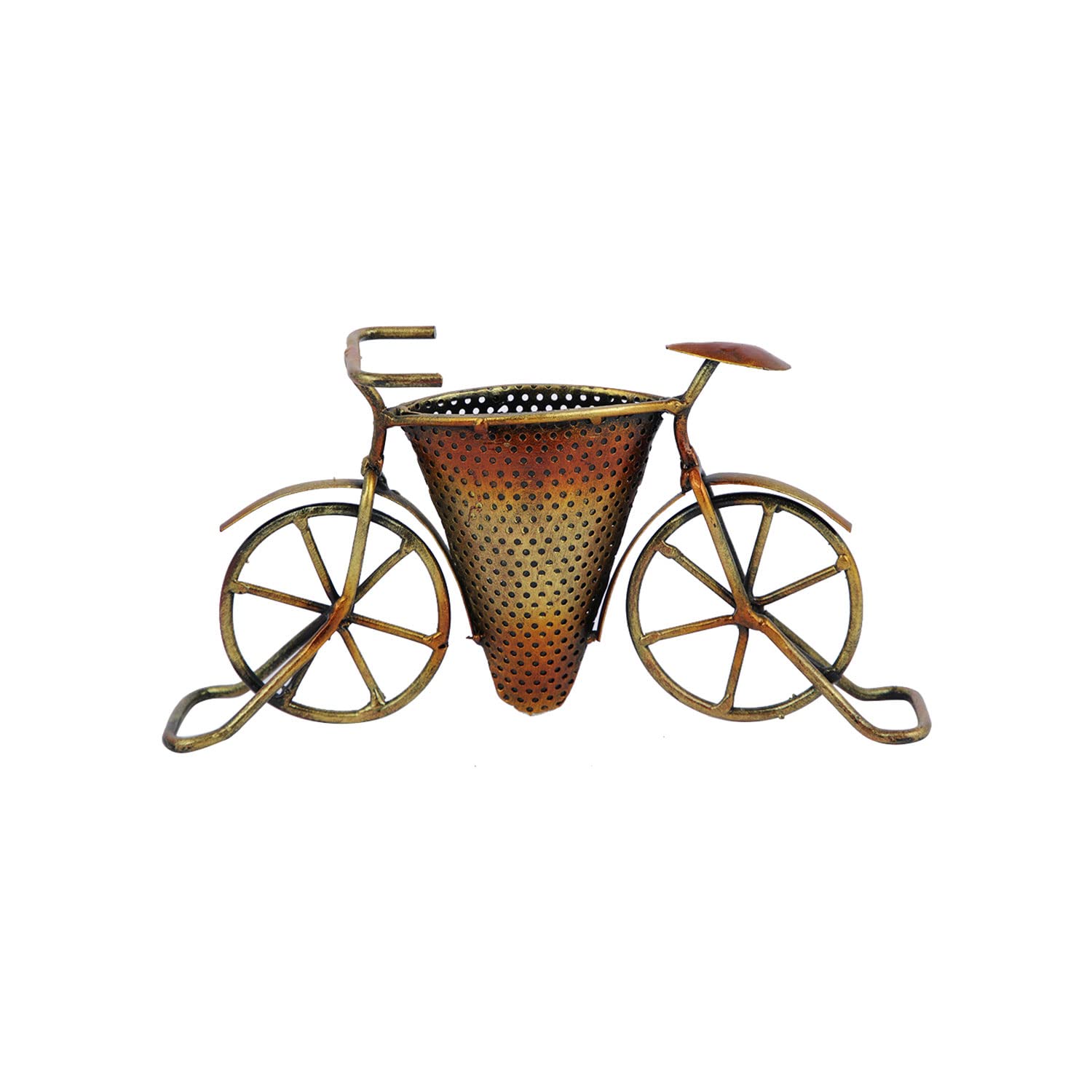 Metal Cycle Pen Holder Stand Showpiece DFMS477