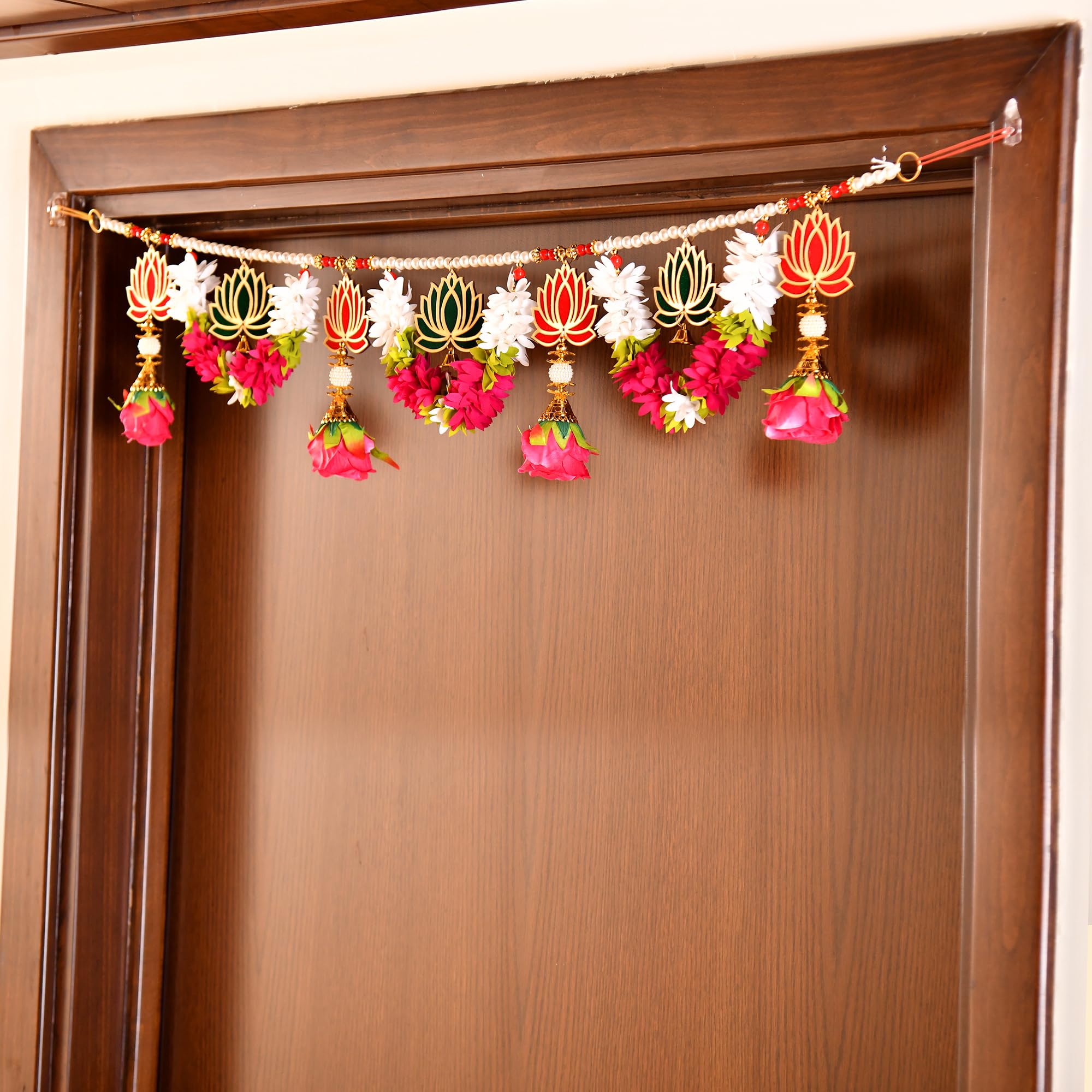 Toran for Main Door Entrance, Diwali Decor Items, Toran for Pooja Mandir, Diwali Decoration (TORAN197)