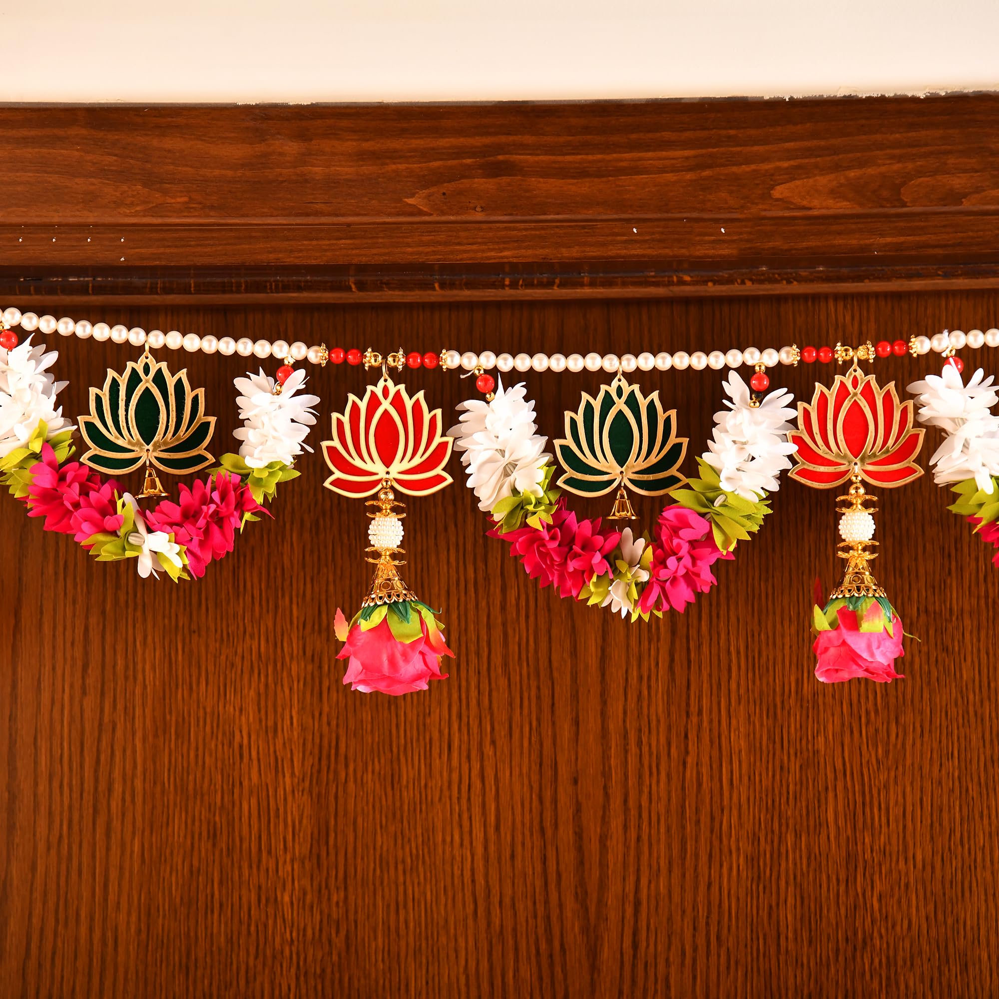 Toran for Main Door Entrance, Diwali Decor Items, Toran for Pooja Mandir, Diwali Decoration (TORAN197)
