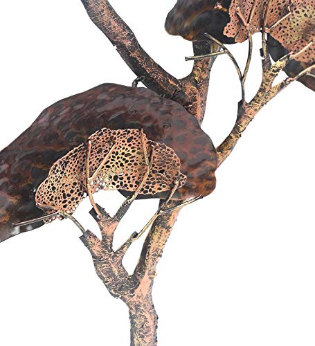 Metal 3D Japanese Tree With LED Light Mounted Wall Hanging Showpiece