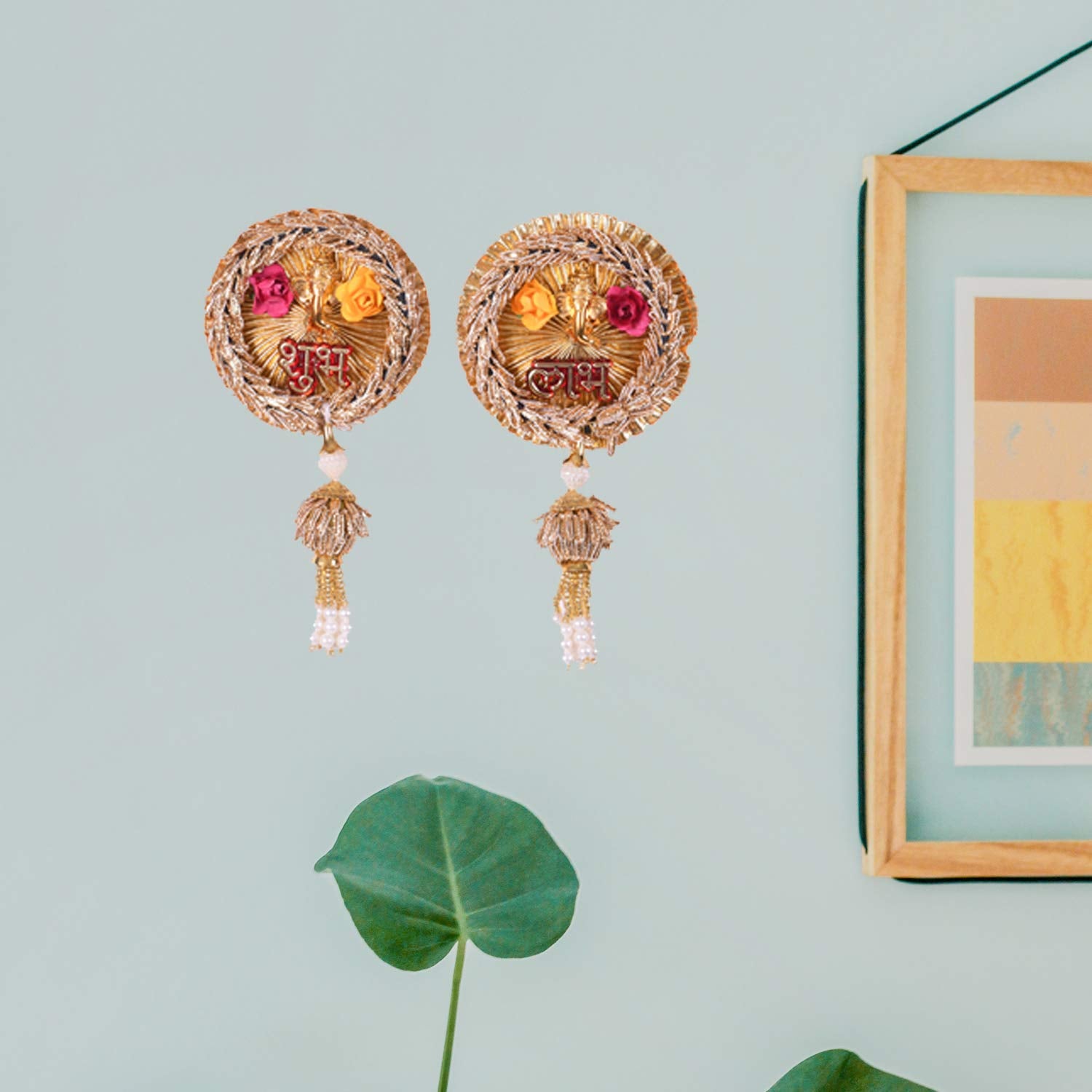 Shubh Labh Door Wall Hanging Decorative Bandarwal