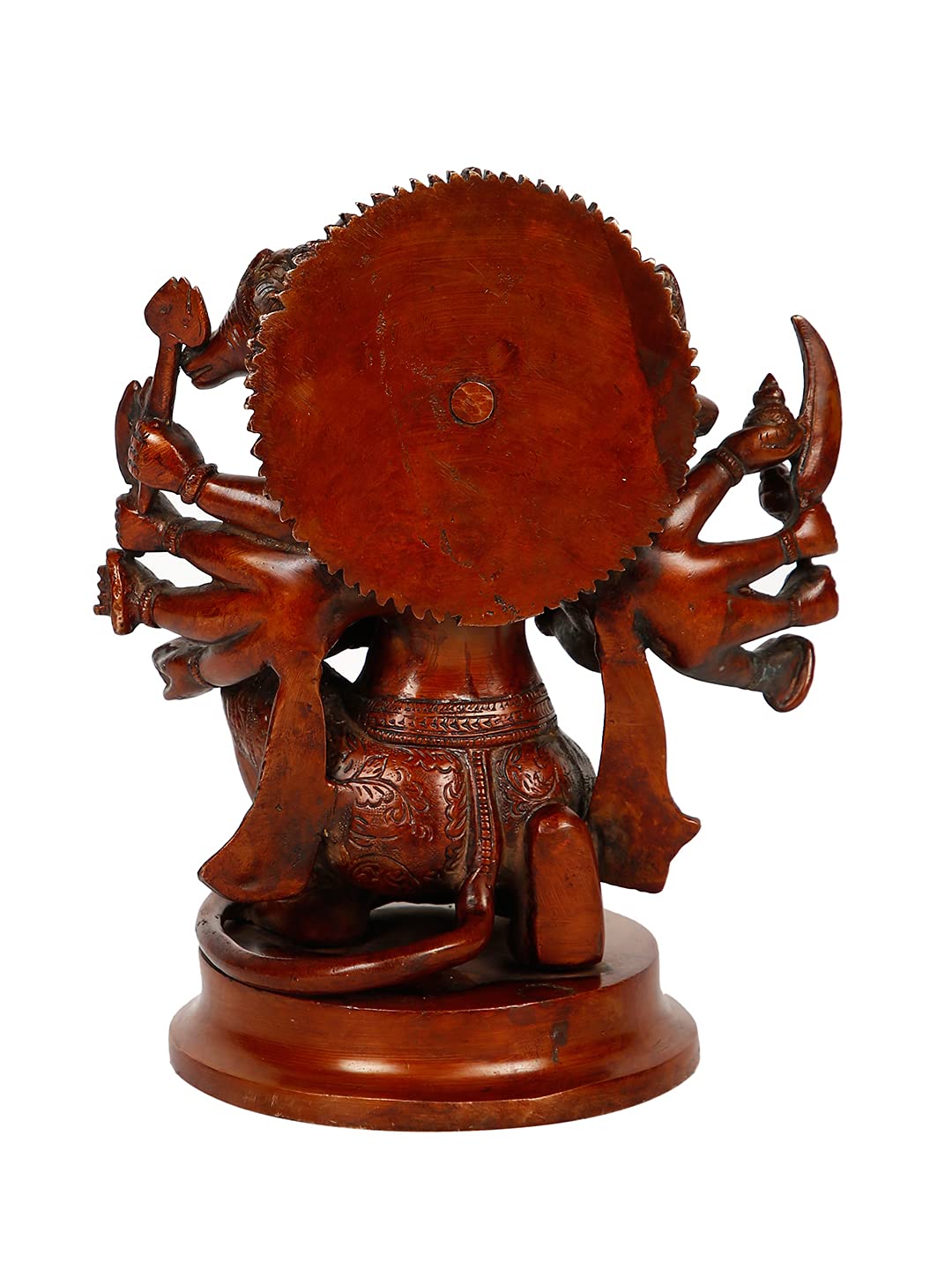 Panchmukhi Hanuman Murti Brass Idol