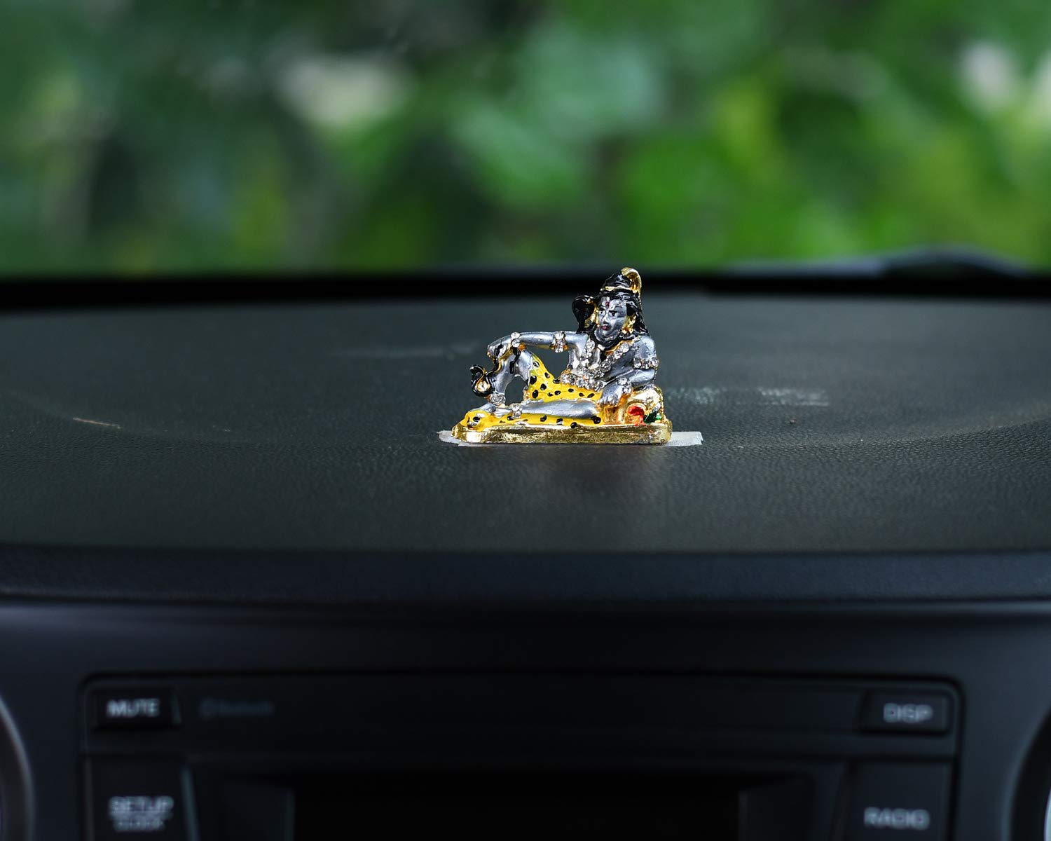 Resting Shiva Idol Metal Statue