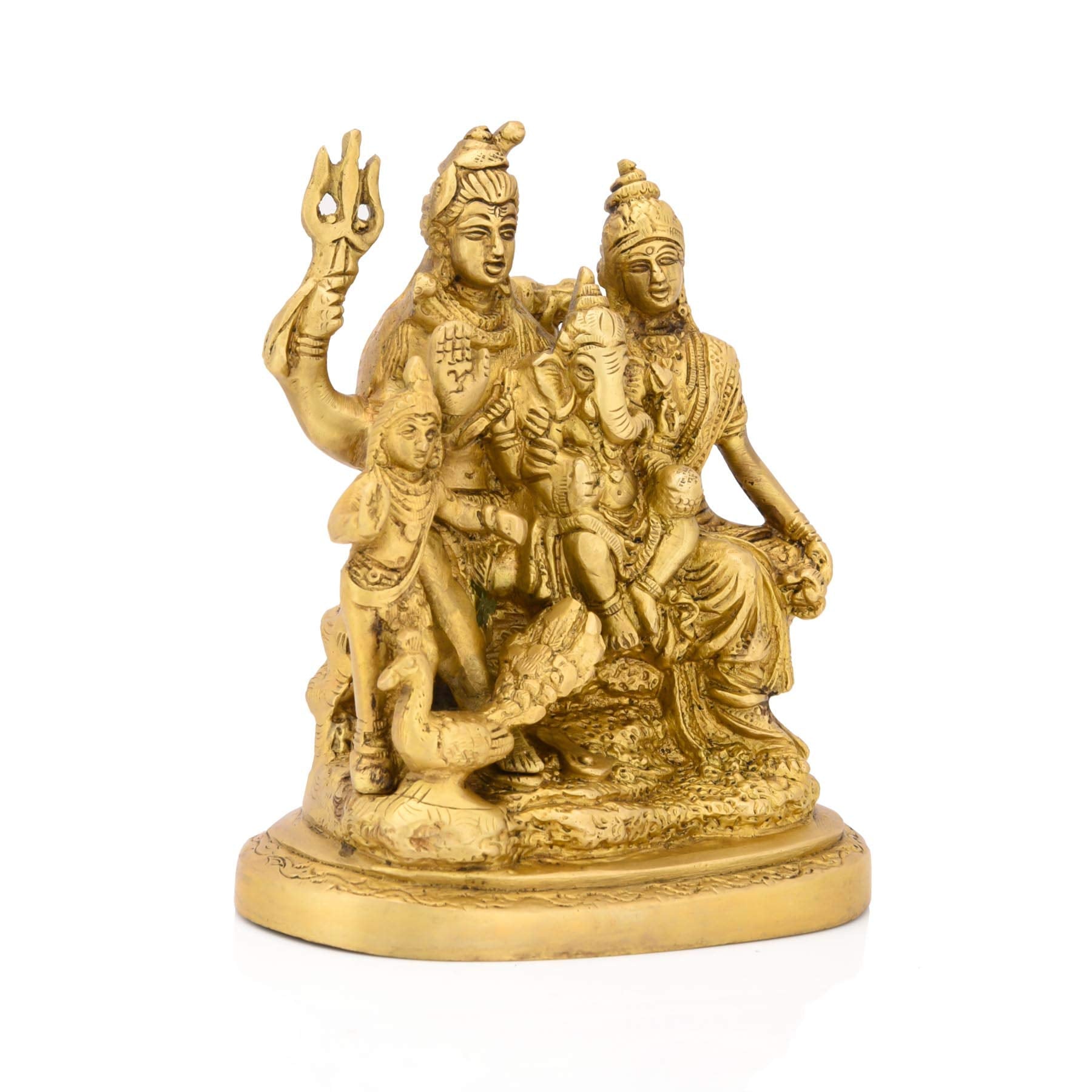 Shiv Parivar Ganesha Parvati Kartik Idol, SHBS129