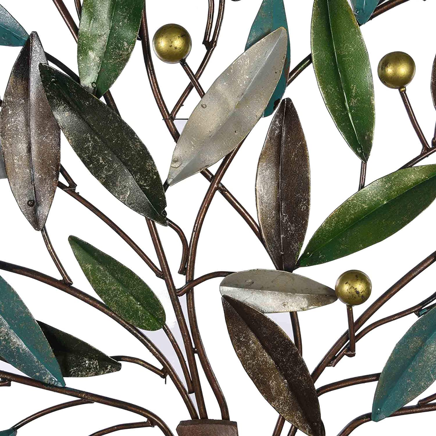 Metal Multicolor Tree Of Life Wall Hanging Showpiece