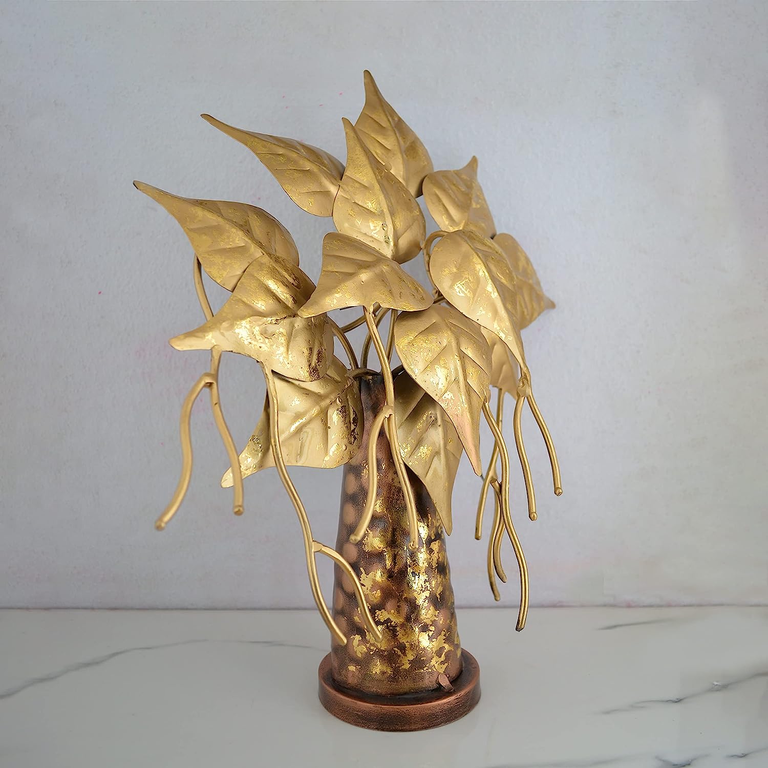 Golden Bodhi Tree Table Top Showpiece DFMS441