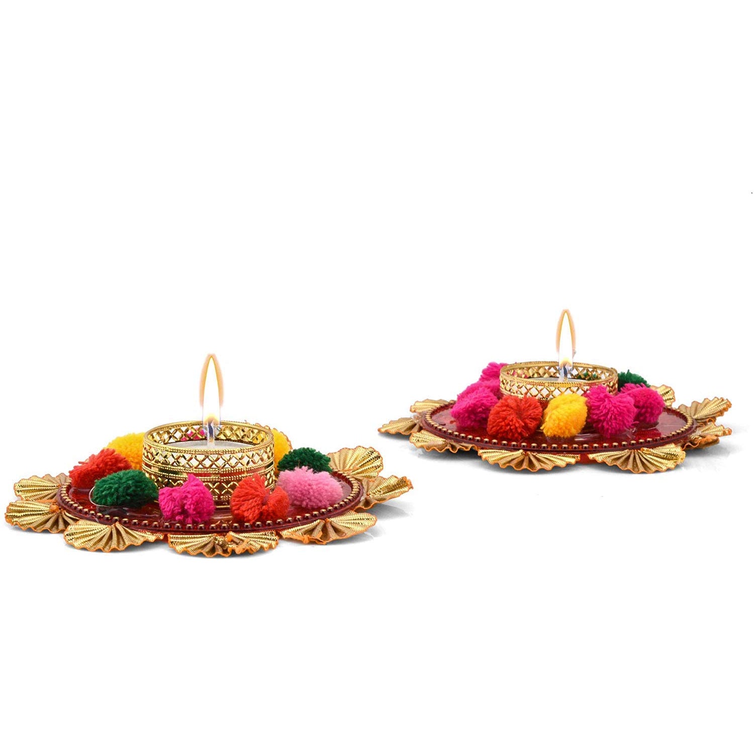 Metallic Tea Light Candle Holder For Decoration