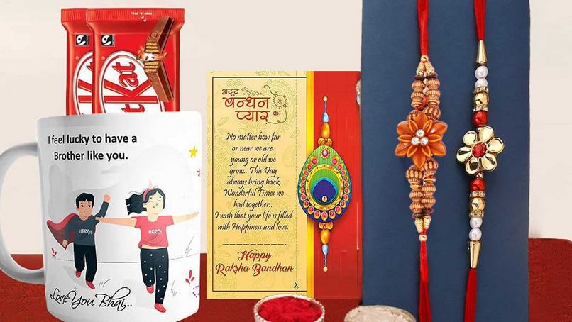 Rakhi chocolate gift hampers by Craft Vatika