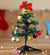 1 Feet Christmas Tree with Ornaments for Home Office Living Room Decor