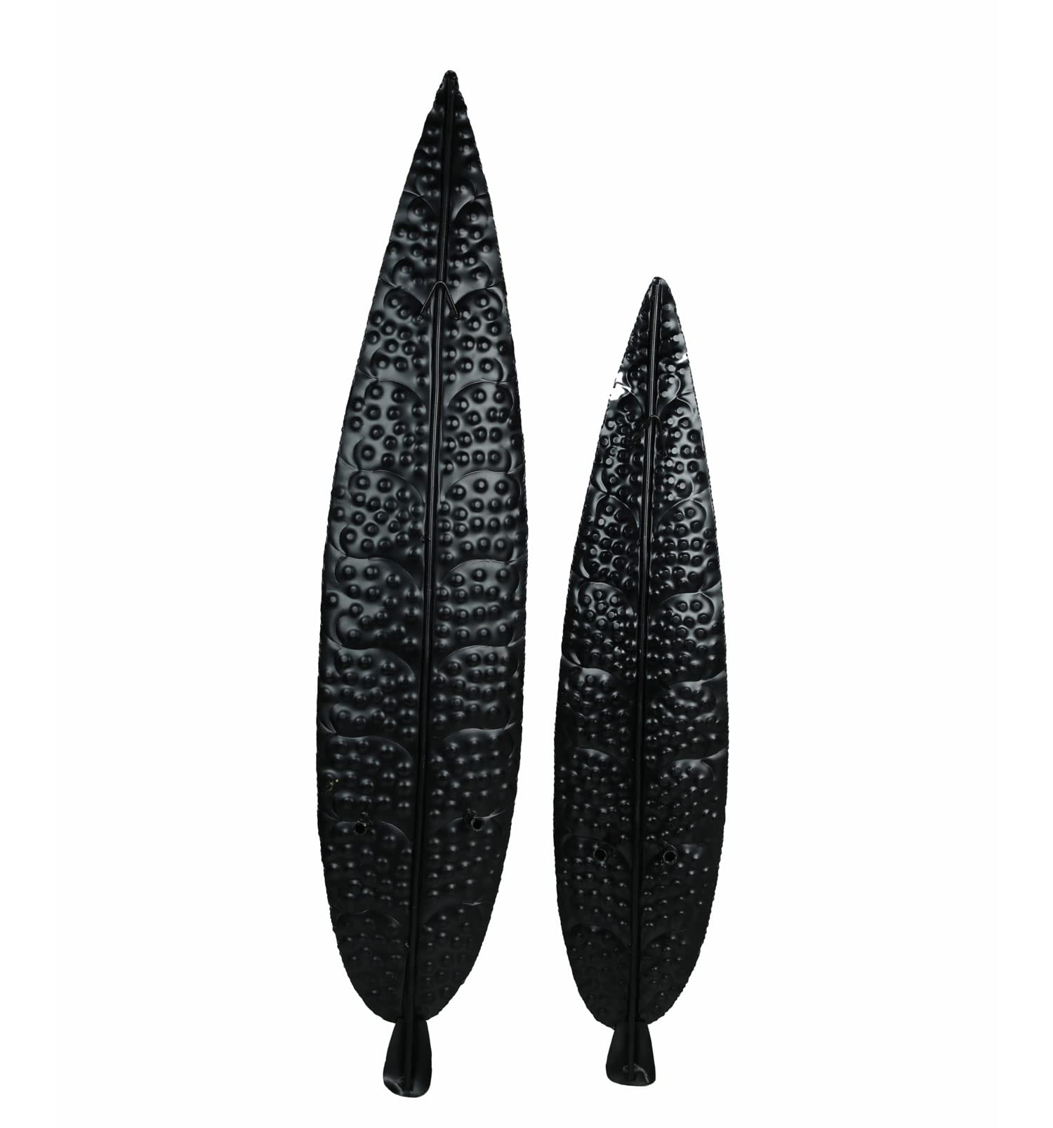 CraftVatika Metal Iron Ham Leaf Couple Wall Art Sculpture And Hanging Decor For Living Room And Office - DFMW413