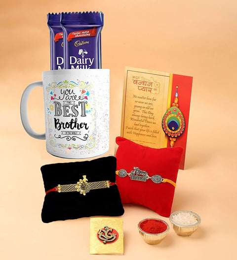 Rakhi Chocolate Mug Combo Pack RAKHI243-MUG-BB-Cad2