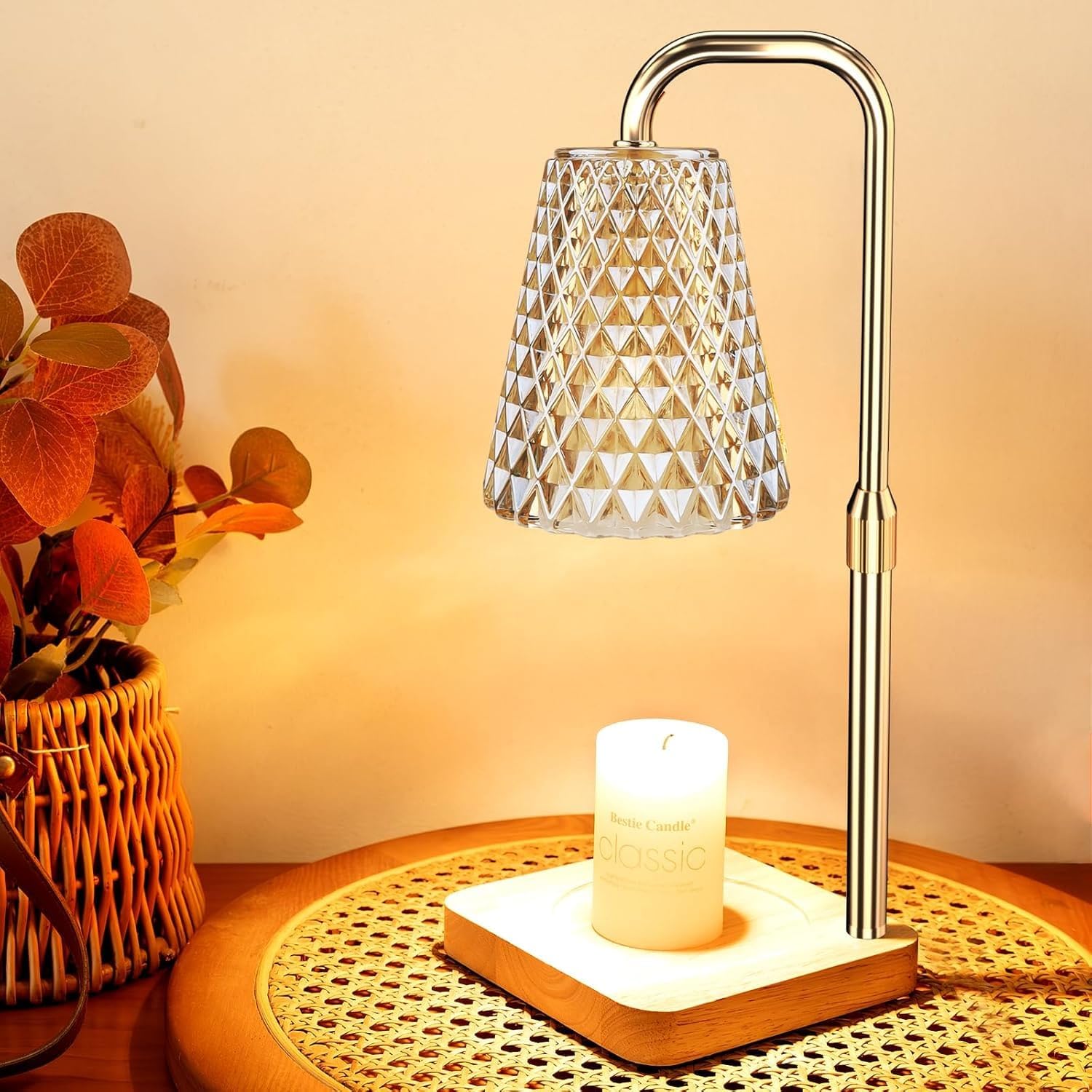 Candle Warmer Lamp, Adjustable Height Dimmable Candle Warmer, Candle lamp ( LAMPT129 )