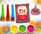 Herbal Holi Colour Combo - Pack of 5 Gulal Colors 400 G and Magic Water Ballon Pack of 111 Ballons