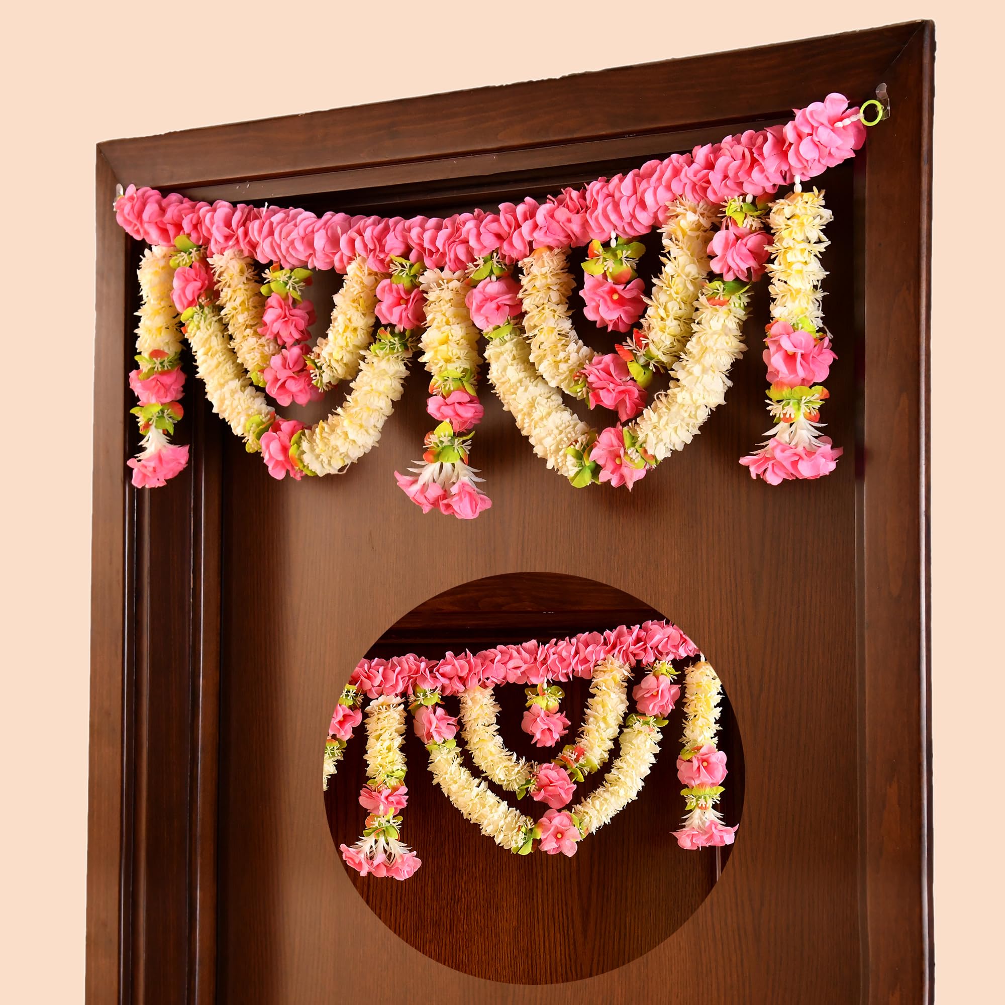Toran for Main Door Entrance, Diwali Decor Items, Artificial Flowers for Decorations, Diwali Decoration  ( TORAN195)