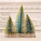 Mini Christmas Tree Miniature Table Decor Artificial Pine Green Tree with Wooden Base for Christmas Decorations Items|