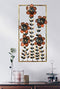 Flower Metal Frame Mounted Wall Hanging Showpiece 