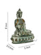 Brass Buddha Idol With Scared Kalash Showpiece