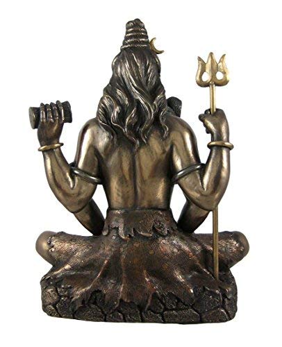 Meditating Statue of Lord Shiva Bronze Decor Showpiece