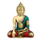 Brass Bhumisparash Astmangal Pose Buddha Idol Statue