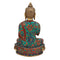 Blessing Buddha Idol Sitting On Lotus Showpiece  