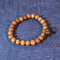 Wooden 24 Beads Prayer Stretch Buddhist Cuff Bracelet Wristband For Men & Women