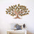 Metal Tree Of Knowledge and Life Mounted Wall Art Decor Showpiece