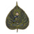 Brass Lord Buddha Idol Statue On Leaf Wall Hanging 