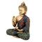 Brass Blessing Lord Buddha Idol With Scared Kalash Sculpture