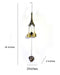 Metal Eiffel Tower Wind Chimes Hanging