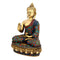 Brass Buddha Idol Sitting On Lotus Sculpture