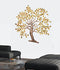 Metal Golden Tree of Life Decorative Wall Hanging