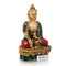 Brass Earth Touching Lord Buddha Idol Showpiece 