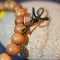 Wooden 24 Beads Prayer Stretch Buddhist Cuff Bracelet Wristband For Men & Women