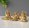 Metal Laughing Buddha Idol Statue Showpiece