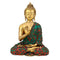 Blessing Gautam Buddha Idol Brass Multicolored Showpiece Bts182-New