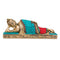 Sleeping Lord Buddha Brass Idol Statue