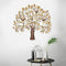 Iron Golden Tree Of Life Birds Sitting On Branches Wall Hanging Showpiece Dfmw158