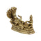 Resting Lord Vishnu With Goddess Laxmi Brass Idol Vbs119