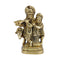 Radha Krishna With Cow Small Brass Idol Rkbs123