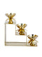 Brass Lotus Diya Piller Stand 3 Step Diya DFBS440