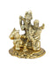 Metal Gold Plated Shiva Parvati Family Idol SHBS156