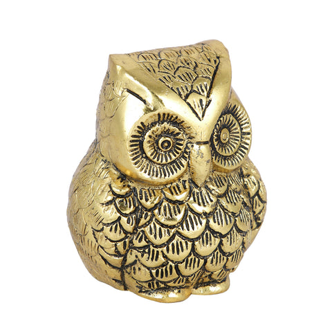 Owl metal showpiece DFMS447