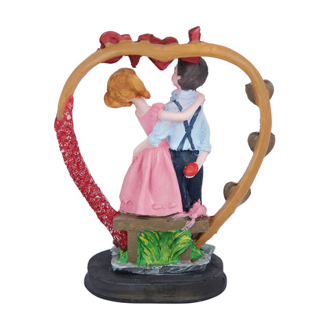 Couple on Heart Sculpture Decorative Figurine CPLMAS125