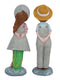 Standing Kissing Couple Resin Showpiece CPLMAS122