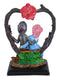 Couple on Heart Shape  Sculpture Figurine CPLMAS118