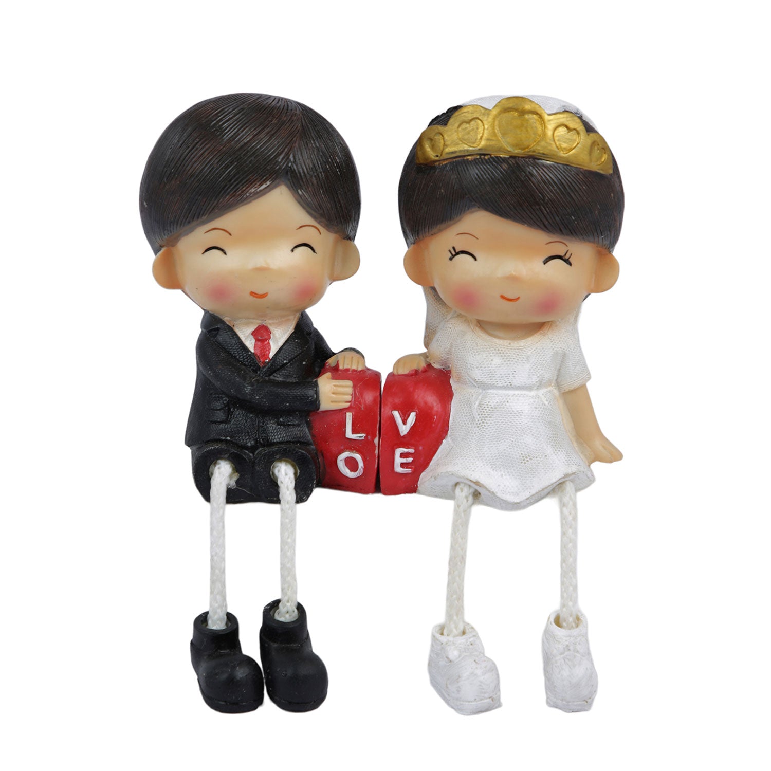 Cute Couple Resin Miniature Dori Showpiece CPLMAS127