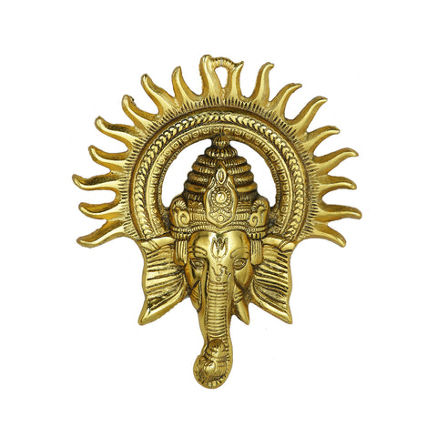 Lord Ganesha Metal Wall Hanging GMW122