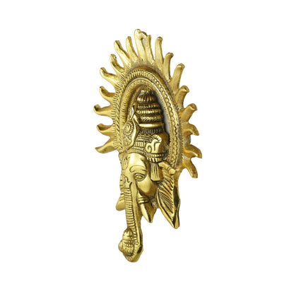 Lord Ganesha Metal Wall Hanging GMW122