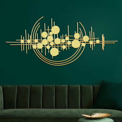 Metallic Galaxy Modern Wall Art